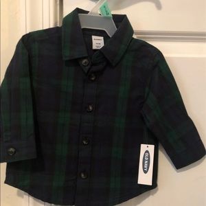 Infant boy button down shirt
